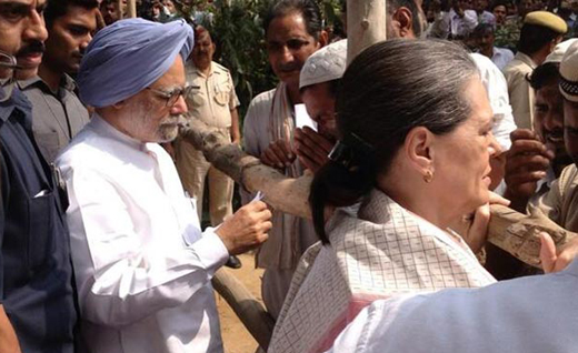 PM-Sonia in Muzaffarnagar